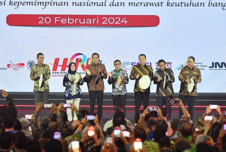 Puncak Peringatan Hari Pers Nasional 2024, Ketua MPR RI Bamsoet Apresiasi Ditandatanganinya Perpres Hak Cipta Penerbit