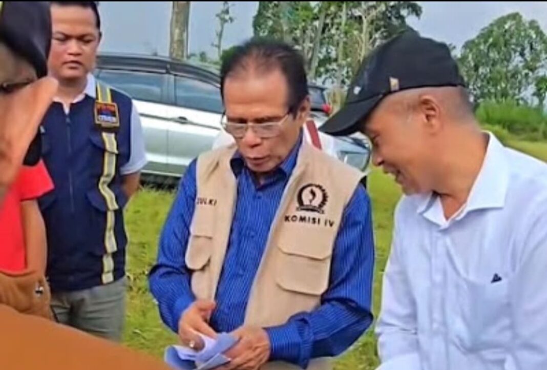 Komisi IV DPRD Jabar Tinjau Proyek Embung Sindangsari di Sumedang