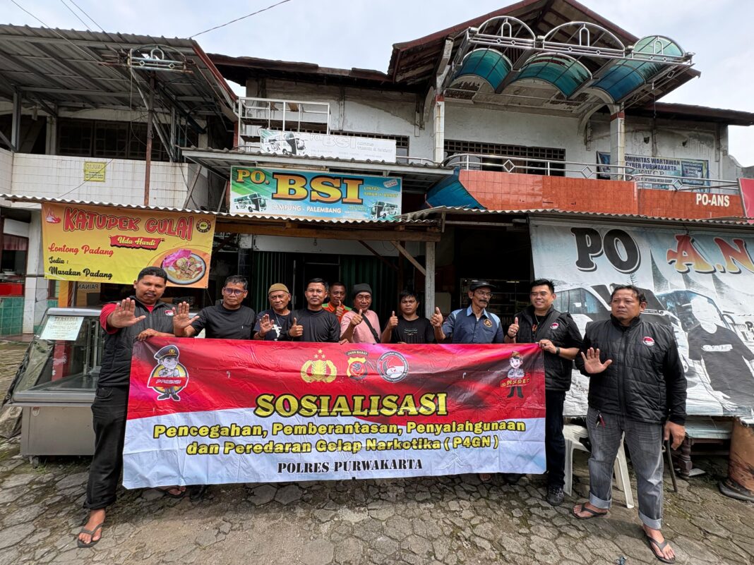 Cegah Peredaran Narkoba, Polres Purwakarta Gencarkan Sosialisasi P4GN