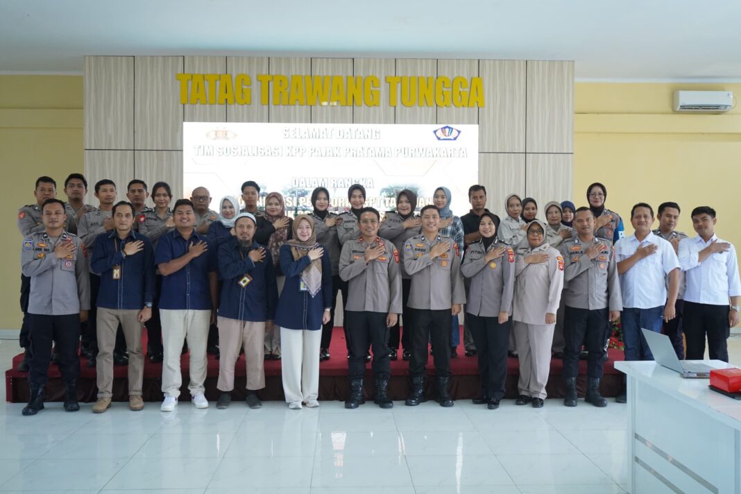 Wakapolres Purwakarta Hadiri Sosialisasi Aplikasi Coretax untuk Pelaporan SPT 2025