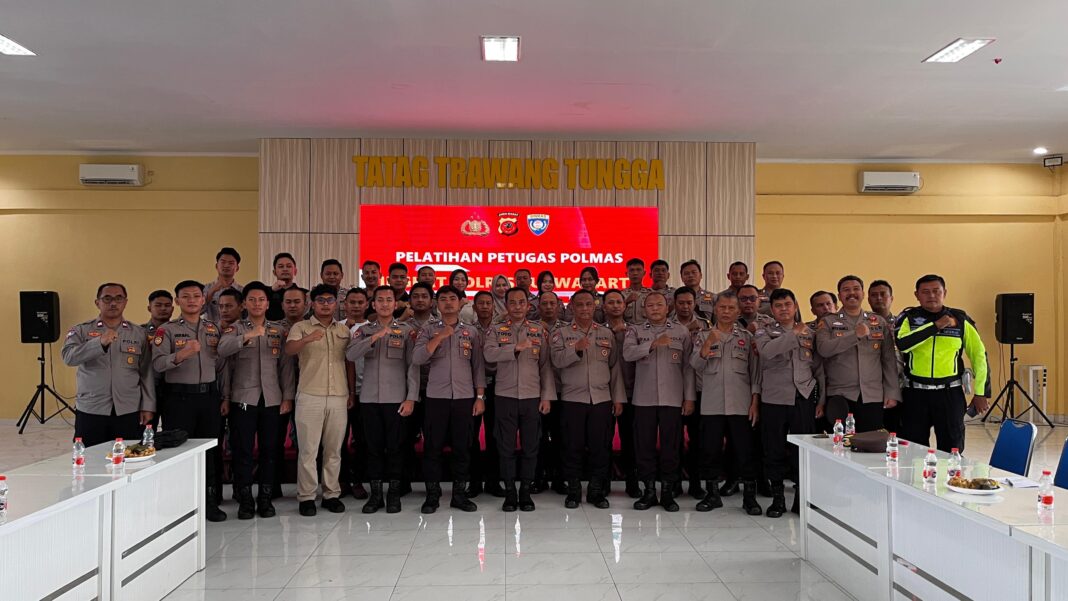 Polres Purwakarta Tingkatkan Kapasitas Petugas Polmas