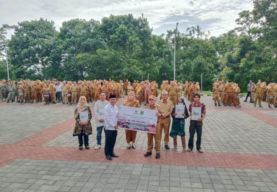 ASN Kuningan Galang Solidaritas, Donasi Bencana Tembus Rp1,1 Miliar