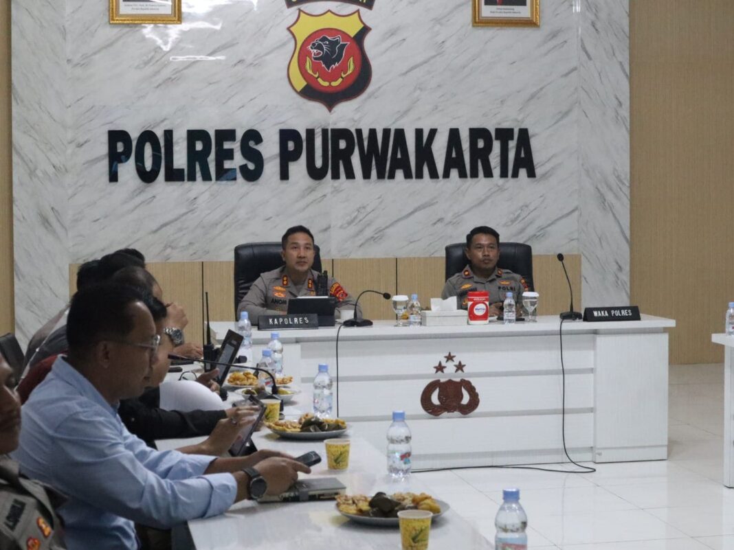 Perkuat Pemahaman Penegakan Hukum, Polres Purwakarta Ikuti Sosialisasi KUHP dan KUHAP Baru