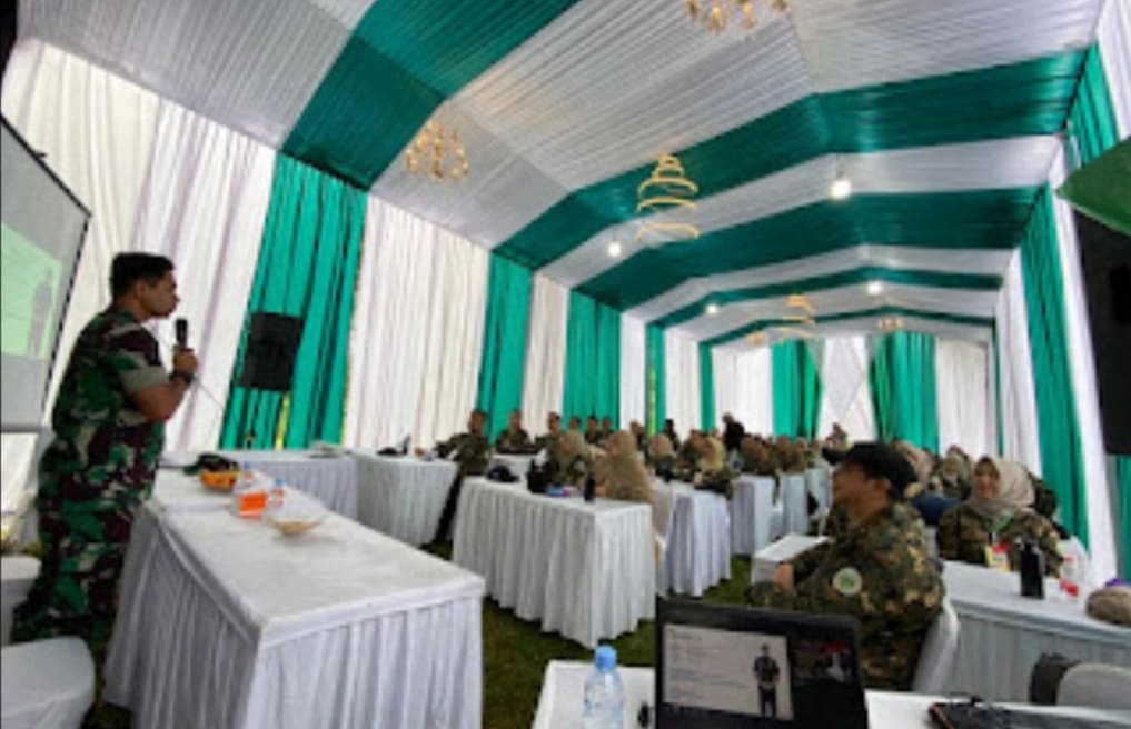 Dandim 0615/Kuningan Bekali Wawasan Kebangsaan Peserta Retret Dinkes