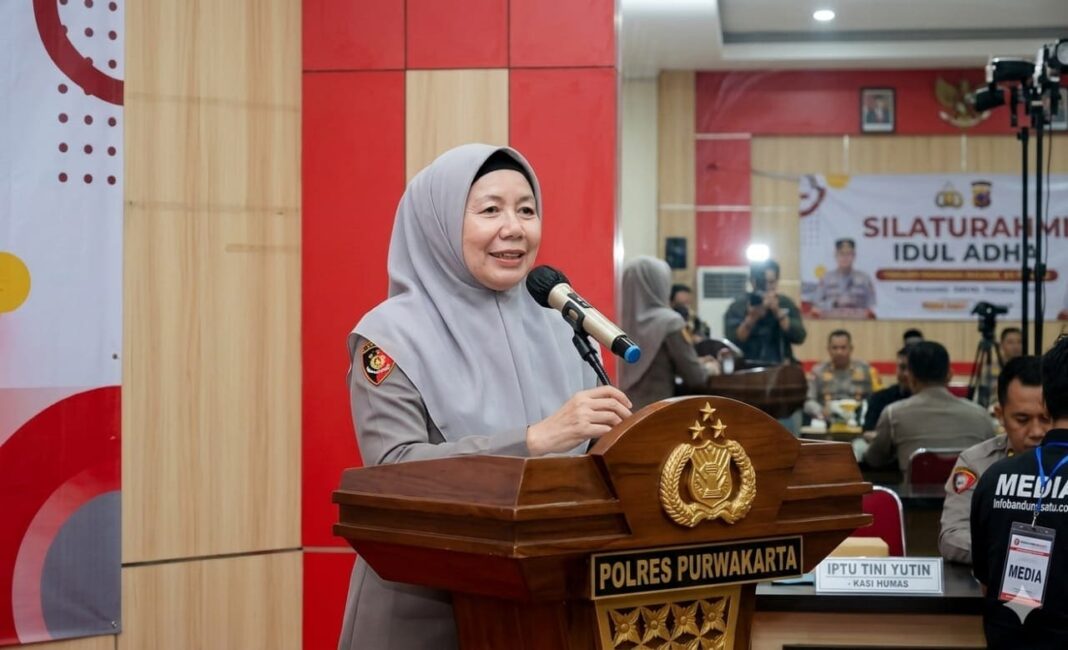 Silaturahmi Idul Adha, Polres Purwakarta Perkenalkan Kasi Humas Baru kepada Insan Media