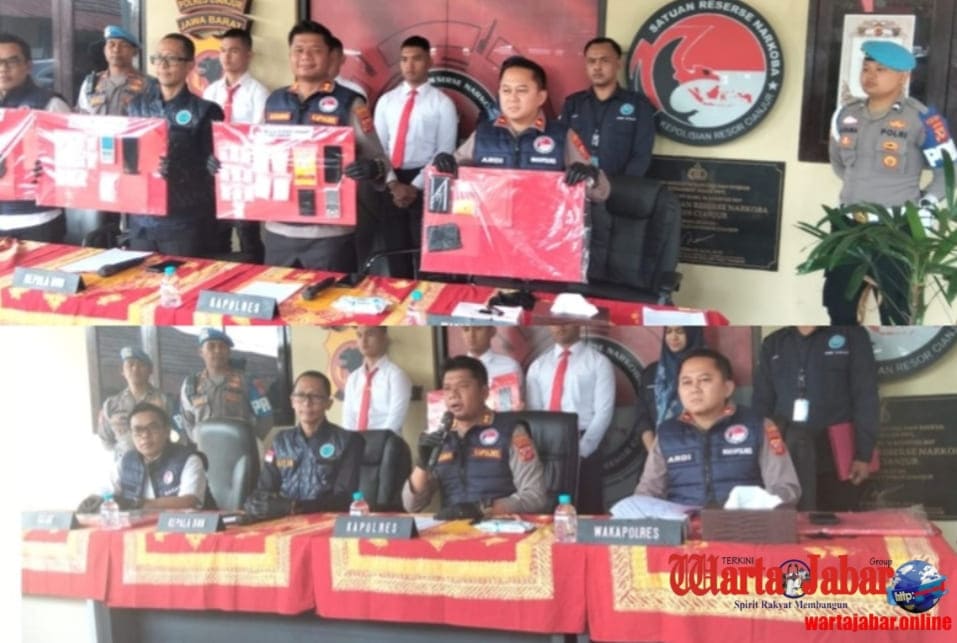 Polres Cianjur dan BNN Ungkap Peredaran Sabu Antarpulau 270 Gram, Satu Pelaku Masih Diburu